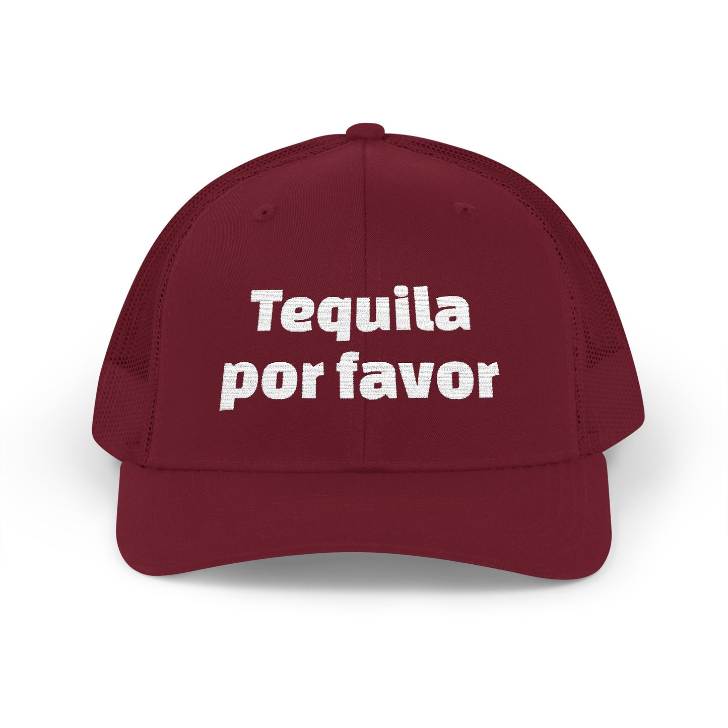 Tequila Por Favor Snapback Trucker Cap (Embroidery)