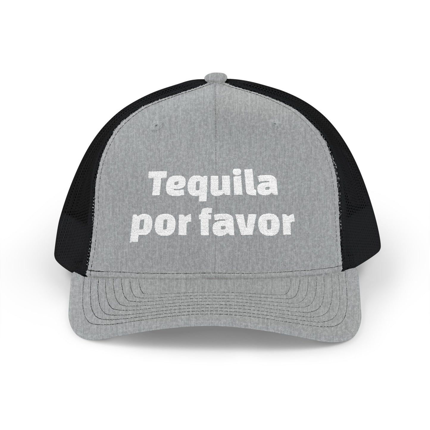Tequila Por Favor Snapback Trucker Cap (Embroidery)