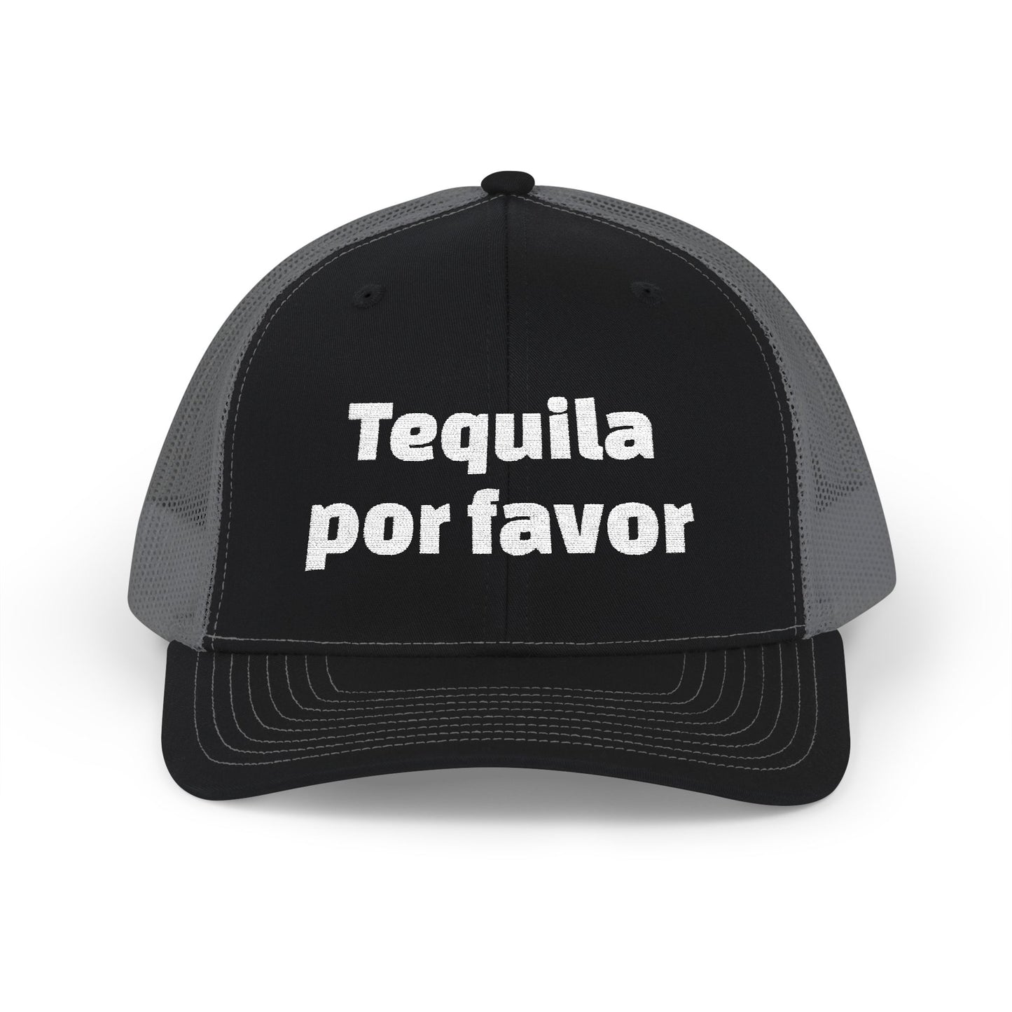 Tequila Por Favor Snapback Trucker Cap (Embroidery)