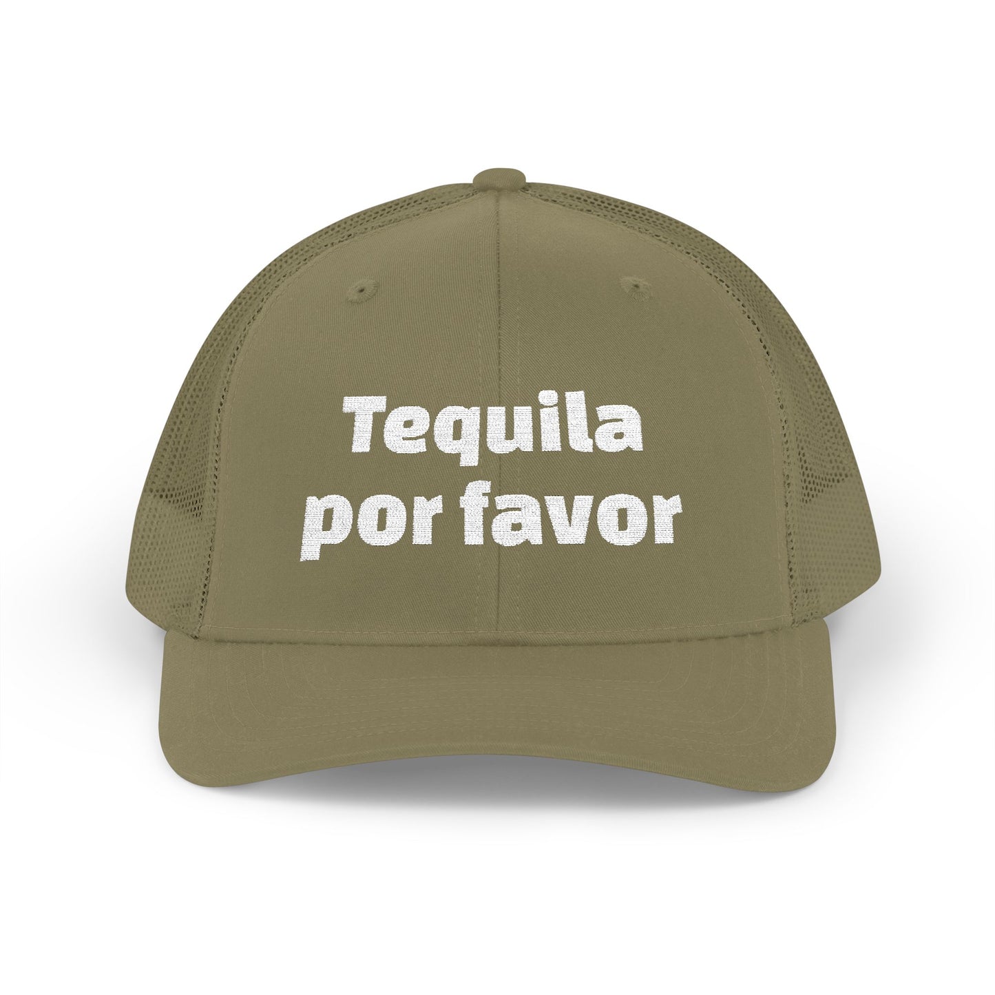 Tequila Por Favor Snapback Trucker Cap (Embroidery)