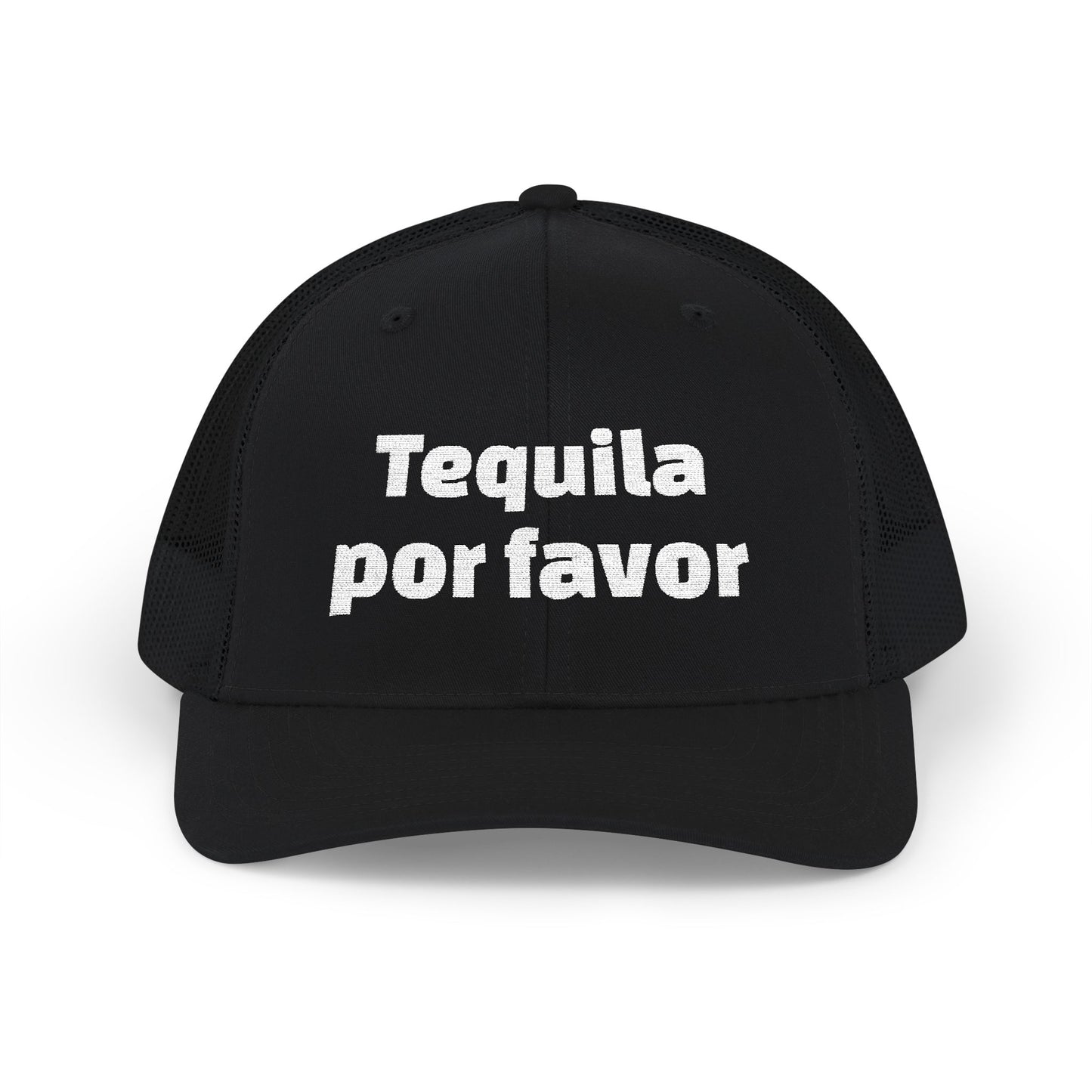 Tequila Por Favor Snapback Trucker Cap (Embroidery)
