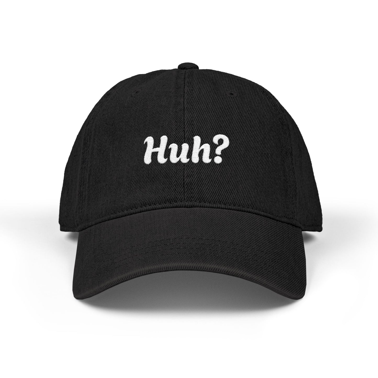 Huh? Denim Hat (Embroidery)