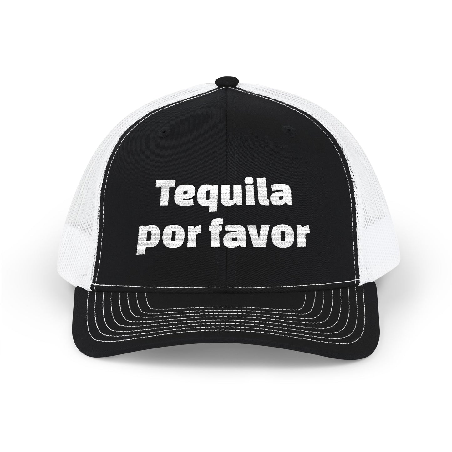 Tequila Por Favor Snapback Trucker Cap (Embroidery)