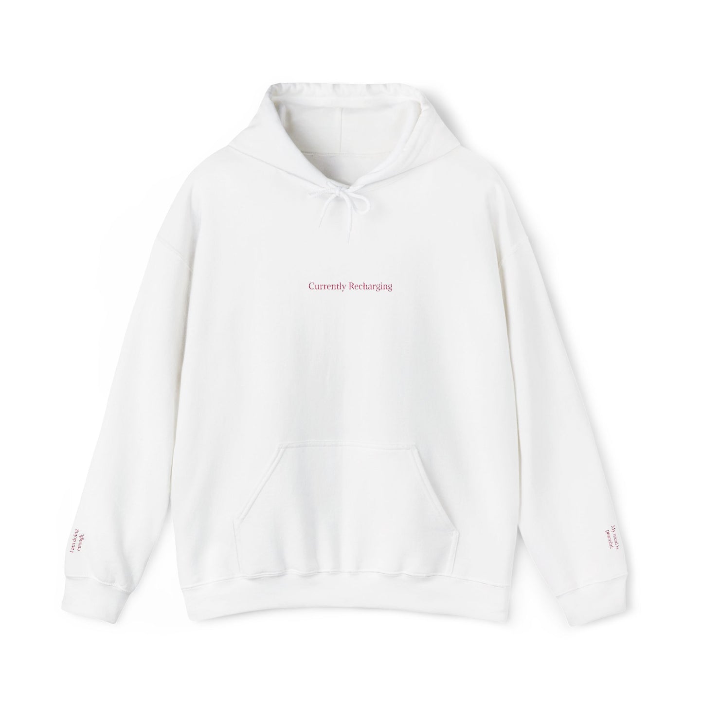 Currently Recharging Affirmation Heavy Blend™ Hoodie