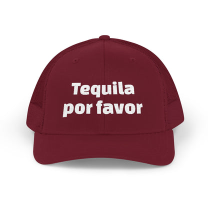 Tequila Por Favor Snapback Trucker Cap (Embroidery)