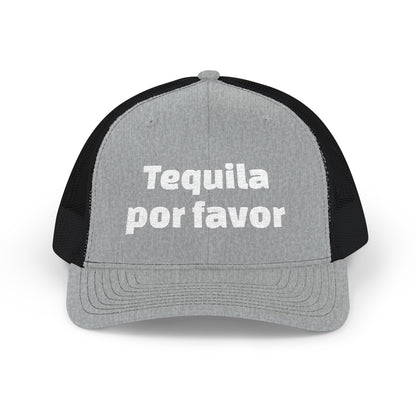 Tequila Por Favor Snapback Trucker Cap (Embroidery)