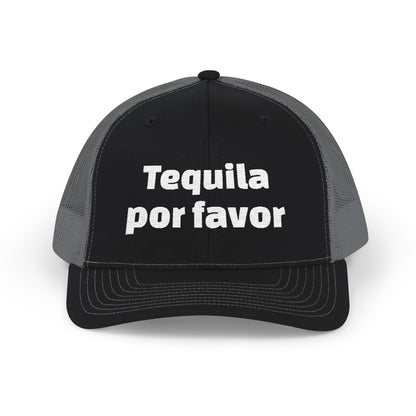 Tequila Por Favor Snapback Trucker Cap (Embroidery)