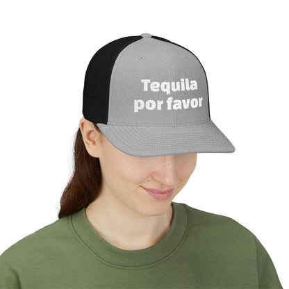 Tequila Por Favor Snapback Trucker Cap (Embroidery)