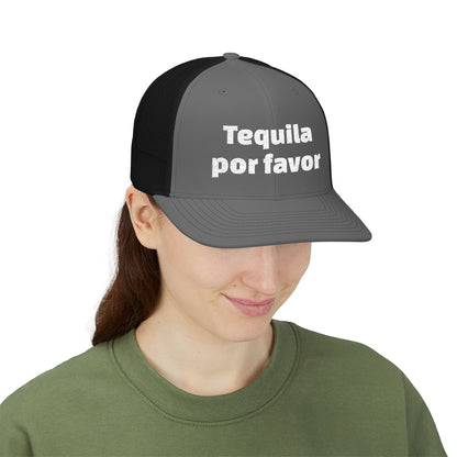 Tequila Por Favor Snapback Trucker Cap (Embroidery)