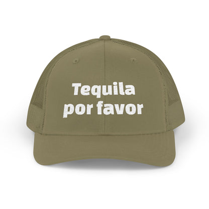 Tequila Por Favor Snapback Trucker Cap (Embroidery)