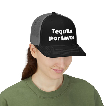 Tequila Por Favor Snapback Trucker Cap (Embroidery)